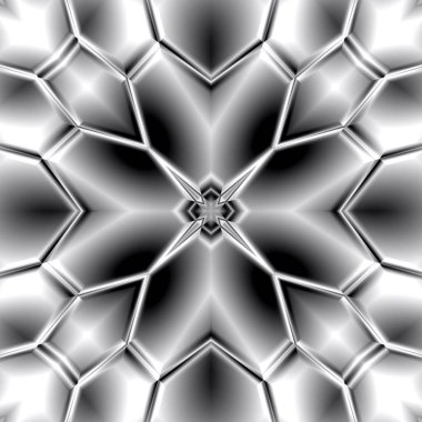 Benzersiz mandala, Oriental yuvarlak desen, mistik motifi, egzotik arka plan. Fantastik fraktal tasarım, geometrik doku parlayan renkli dijital sanat.