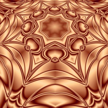 Benzersiz mandala, Oriental yuvarlak desen, mistik motifi, egzotik arka plan. Fantastik fraktal tasarım, geometrik doku parlayan renkli dijital sanat.