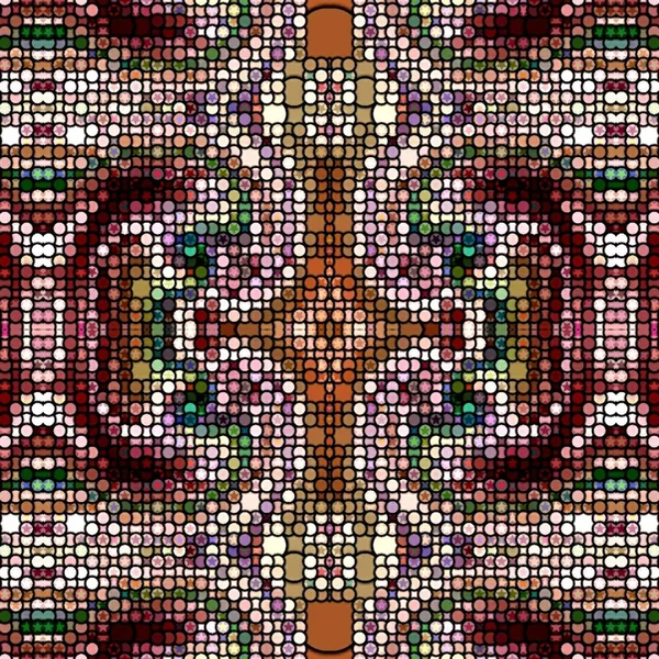 Unique mandala, Oriental round pattern, Mystical motif, Abstract exotic background. Fantastic fractal design, Colorful digital art, shining geometric texture.