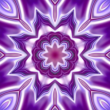 Benzersiz mandala, Oriental yuvarlak desen, mistik motifi, egzotik arka plan. Fantastik fraktal tasarım, geometrik doku parlayan renkli dijital sanat.