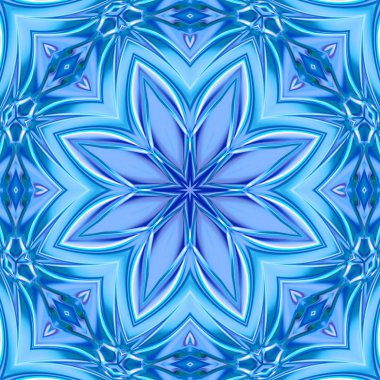 Benzersiz mandala, Oriental yuvarlak desen, mistik motifi, egzotik arka plan. Fantastik fraktal tasarım, geometrik doku parlayan renkli dijital sanat.