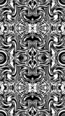 Benzersiz mandala, Oriental yuvarlak desen, mistik motifi, egzotik arka plan. Fantastik fraktal tasarım, geometrik doku parlayan renkli dijital sanat.