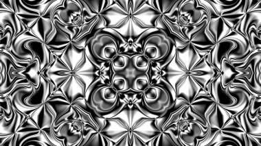 Benzersiz mandala, Oriental yuvarlak desen, mistik motifi, egzotik arka plan. Fantastik fraktal tasarım, geometrik doku parlayan renkli dijital sanat.