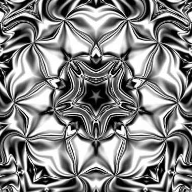 Benzersiz mandala, Oriental yuvarlak desen, mistik motifi, egzotik arka plan. Fantastik fraktal tasarım, geometrik doku parlayan renkli dijital sanat.