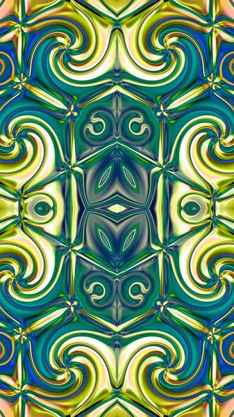 Unieke Mandala Oriental Ronde Patroon Mystieke Motif Abstracte Exotische Achtergrond — Stockfoto