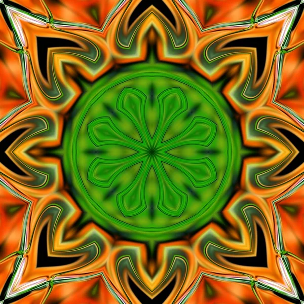 Unique Mandala Oriental Pattern Mystical Motif Abstract Exotic Background Fantastic — Stock Photo, Image