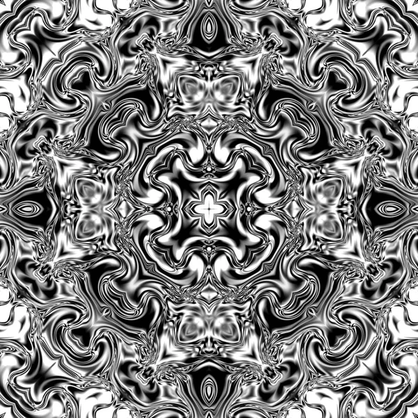 Mandala Original Padrão Redondo Oriental Motivo Místico Fundo Exótico Abstrato — Fotografia de Stock