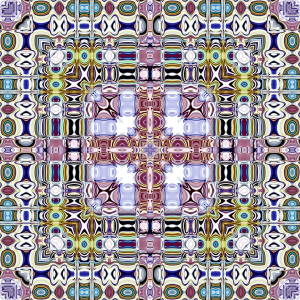 Unieke Mandala Oriental Ronde Patroon Mystieke Motif Abstracte Exotische Achtergrond — Stockfoto