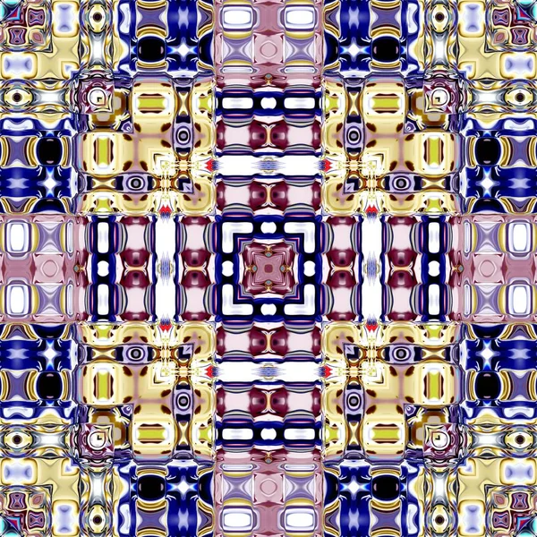 Mandala Único Patrón Redondo Oriental Motivo Místico Fondo Exótico Abstracto —  Fotos de Stock