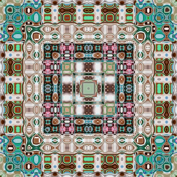 Unieke Mandala Oriental Ronde Patroon Mystieke Motif Abstracte Exotische Achtergrond — Stockfoto