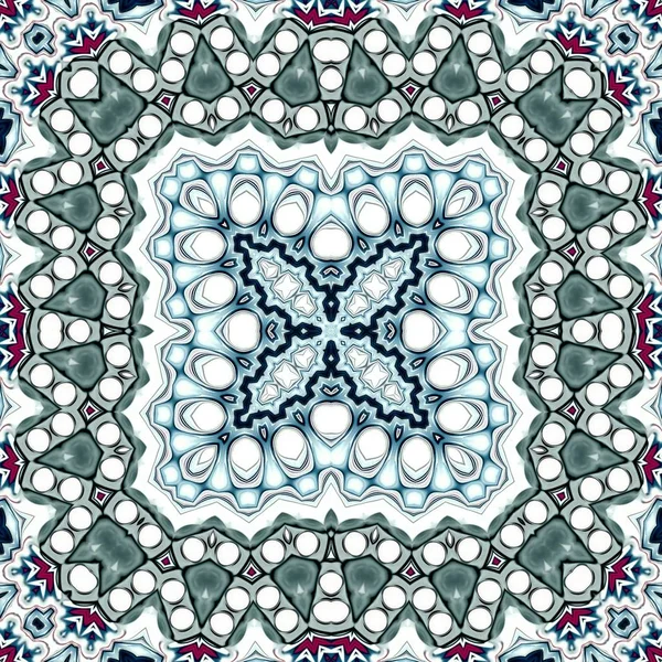 Unieke Mandala Oriental Ronde Patroon Mystieke Motif Abstracte Exotische Achtergrond — Stockfoto