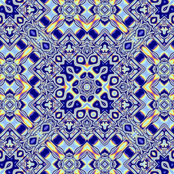 Mandala Único Patrón Redondo Oriental Motivo Místico Fondo Exótico Abstracto —  Fotos de Stock