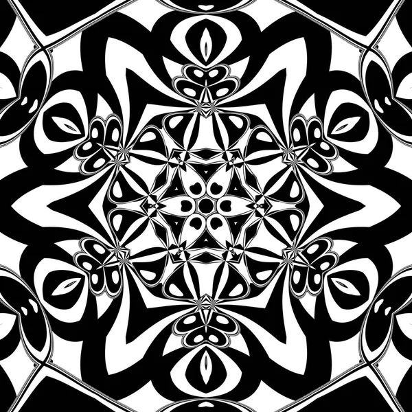 Mandala Unique Motif Rond Oriental Motif Mystique Fond Exotique Abstrait — Photo