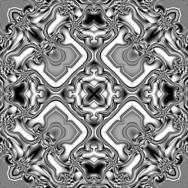 Benzersiz mandala, Oriental yuvarlak desen, mistik motifi, egzotik arka plan. Fantastik fraktal tasarım, geometrik doku parlayan renkli dijital sanat.