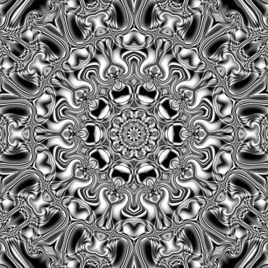 Benzersiz mandala, Oriental yuvarlak desen, mistik motifi, egzotik arka plan. Fantastik fraktal tasarım, geometrik doku parlayan renkli dijital sanat.