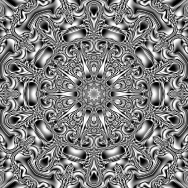 Benzersiz mandala, Oriental yuvarlak desen, mistik motifi, egzotik arka plan. Fantastik fraktal tasarım, geometrik doku parlayan renkli dijital sanat.