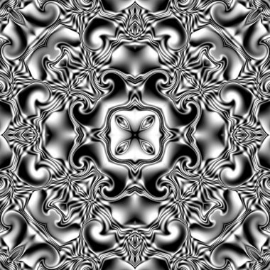 Benzersiz mandala, Oriental yuvarlak desen, mistik motifi, egzotik arka plan. Fantastik fraktal tasarım, geometrik doku parlayan renkli dijital sanat.