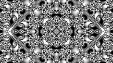 Benzersiz mandala, Oriental yuvarlak desen, mistik motifi, egzotik arka plan. Fantastik fraktal tasarım, geometrik doku parlayan renkli dijital sanat.