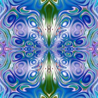 Benzersiz mandala, Oriental yuvarlak desen, mistik motifi, egzotik arka plan. Fantastik fraktal tasarım, geometrik doku parlayan renkli dijital sanat.