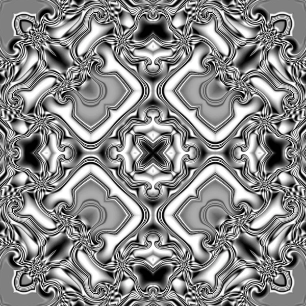 Benzersiz mandala, Oriental yuvarlak desen, mistik motifi, egzotik arka plan. Fantastik fraktal tasarım, geometrik doku parlayan renkli dijital sanat.