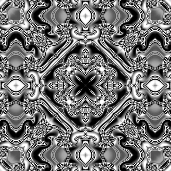 Benzersiz mandala, Oriental yuvarlak desen, mistik motifi, egzotik arka plan. Fantastik fraktal tasarım, geometrik doku parlayan renkli dijital sanat.