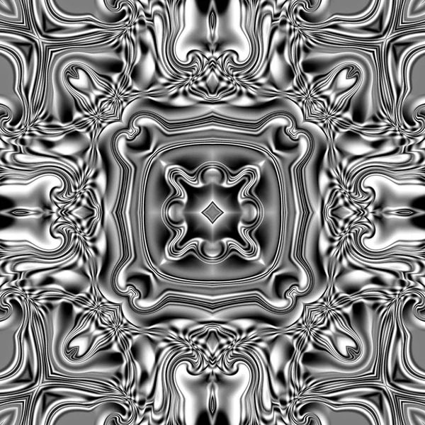 Benzersiz mandala, Oriental yuvarlak desen, mistik motifi, egzotik arka plan. Fantastik fraktal tasarım, geometrik doku parlayan renkli dijital sanat.