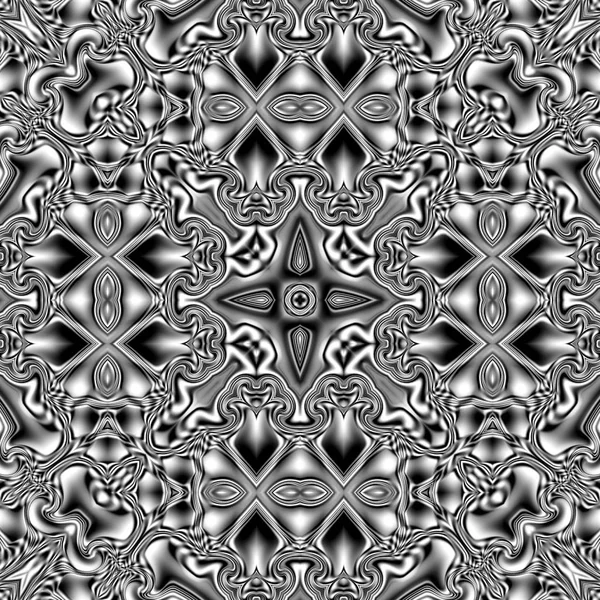 Benzersiz mandala, Oriental yuvarlak desen, mistik motifi, egzotik arka plan. Fantastik fraktal tasarım, geometrik doku parlayan renkli dijital sanat.