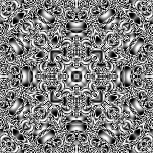 Benzersiz mandala, Oriental yuvarlak desen, mistik motifi, egzotik arka plan. Fantastik fraktal tasarım, geometrik doku parlayan renkli dijital sanat.