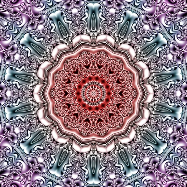 Unieke Mandala Oriental Ronde Patroon Mystieke Motif Abstracte Exotische Achtergrond — Stockfoto