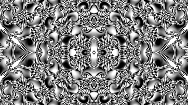 Benzersiz mandala, Oriental yuvarlak desen, mistik motifi, egzotik arka plan. Fantastik fraktal tasarım, geometrik doku parlayan renkli dijital sanat.