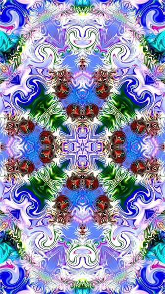 Unieke Mandala Oriental Ronde Patroon Mystieke Motif Abstracte Exotische Achtergrond — Stockfoto