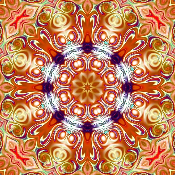 Unique Mandala Oriental Pattern Mystical Motif Abstract Exotic Background Fantastic — Stock Photo, Image