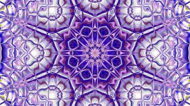 Benzersiz mandala, Oriental yuvarlak desen, mistik motifi, egzotik arka plan. Fantastik fraktal tasarım, geometrik doku parlayan renkli dijital sanat.