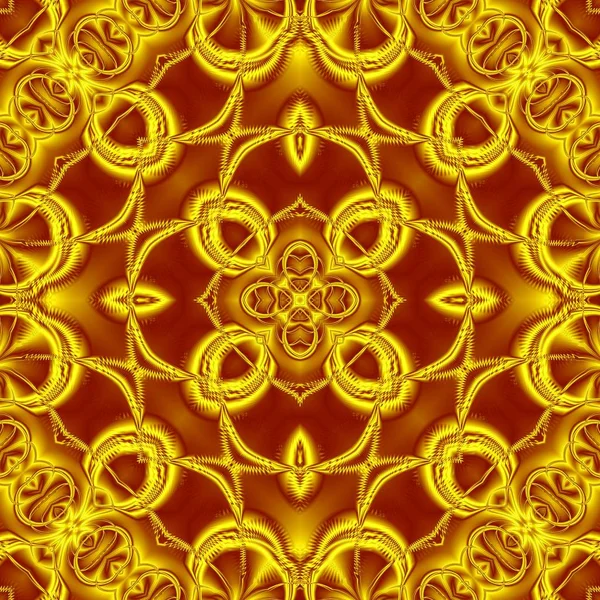 Unieke Mandala Oriental Ronde Patroon Mystieke Motif Abstracte Exotische Achtergrond — Stockfoto