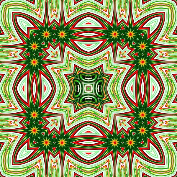 Benzersiz mandala, Oriental yuvarlak desen, mistik motifi, egzotik arka plan. Fantastik fraktal tasarım, geometrik doku parlayan renkli dijital sanat