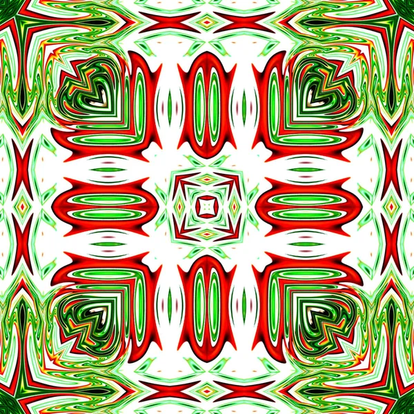 Benzersiz mandala, Oriental yuvarlak desen, mistik motifi, egzotik arka plan. Fantastik fraktal tasarım, geometrik doku parlayan renkli dijital sanat