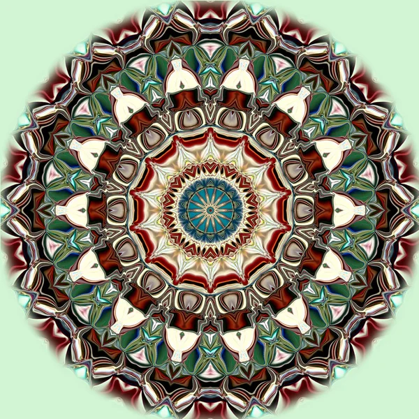 Unique Mandala Oriental Pattern Mystical Motif Abstract Exotic Background Fantastic — Stock Photo, Image