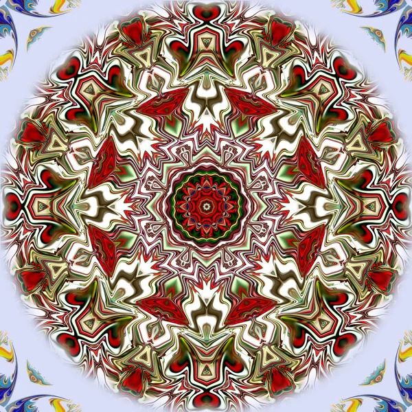 Einzigartiges Mandala Orientalisches Rundes Muster Mystisches Motiv Abstrakter Exotischer Hintergrund — Stockfoto