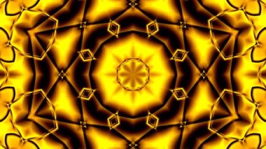 Benzersiz mandala işleme, renkli dijital sanat, 3d geometrik soyut egzotik animasyon, fantastik fraktal tasarım 
