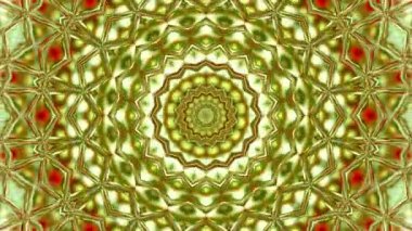 Benzersiz işleme, renkli dijital sanat, 3d geometrik soyut egzotik animasyon, fantastik tasarım 