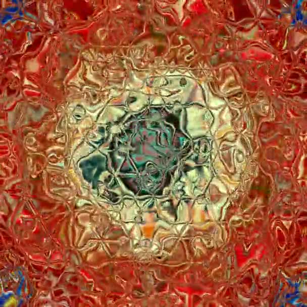 Unieke Rendering Abstracte Exotische Animatie Fantastische Ontwerp Kleurrijke Digitale Kunst — Stockvideo