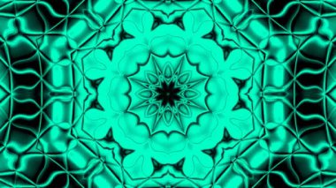 Benzersiz işleme, renkli dijital sanat, 3d geometrik soyut egzotik animasyon, fantastik tasarım 