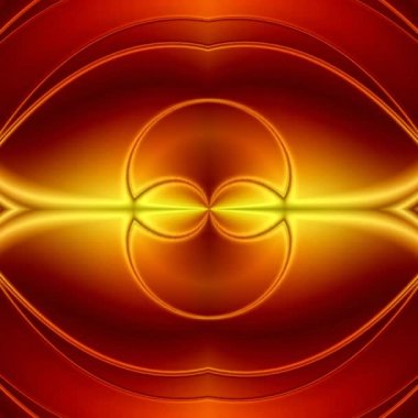 Benzersiz işleme, renkli dijital sanat, 3d geometrik soyut egzotik animasyon, fantastik tasarım 