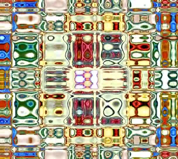 Уникальный Рендеринг Абстрактная Экзотическая Анимация Фантастический Дизайн Цветное Цифровое Искусство — стоковое видео