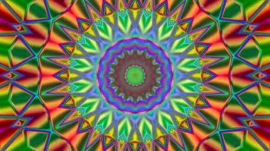 Benzersiz işleme, renkli dijital sanat, 3d geometrik soyut egzotik animasyon, fantastik tasarım 