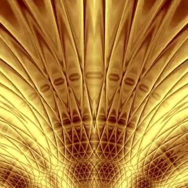 Benzersiz işleme, soyut egzotik animasyon, fantastik tasarım, renkli dijital sanat, geometrik mandala