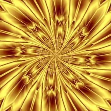 Benzersiz işleme, soyut egzotik animasyon, fantastik tasarım, renkli dijital sanat, geometrik mandala