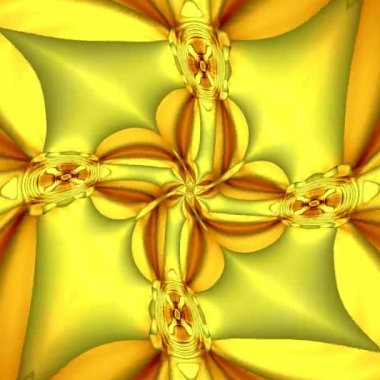 Benzersiz işleme, soyut egzotik animasyon, fantastik tasarım, renkli dijital sanat, geometrik mandala