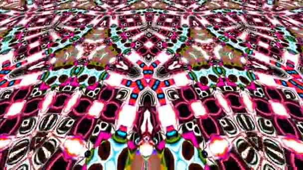 Unique Rendering Abstract Exotic Animation Fantastic Design Colorful Digital Art — Stock Video