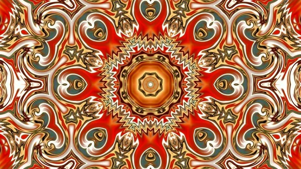 Mandala Unico Modello Rotondo Orientale Motivo Mistico Astratto Sfondo Esotico — Foto Stock